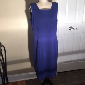 NWT Talbots sheath dress in blue size 14